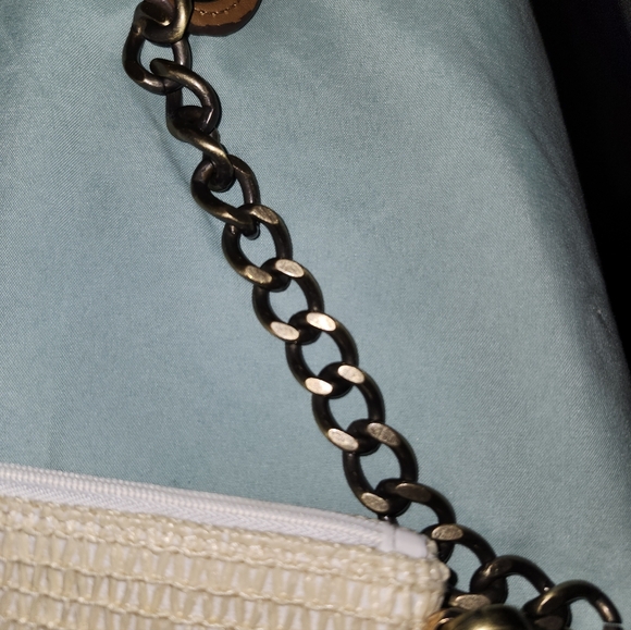 DIOR RAFFIA COSMETIC BAG/CLUTCH - Picture 4 of 8